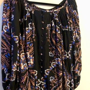 FREE PEOPLE Floral Tunic Dress -- Lightly used XS